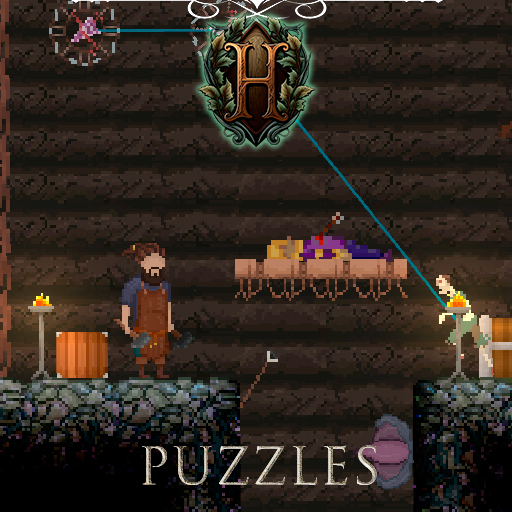 Hammer Of Pain Pixelated 2D platformer